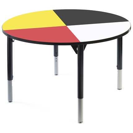 Medicine Wheel Table Indigenous - Brant Business Interiors