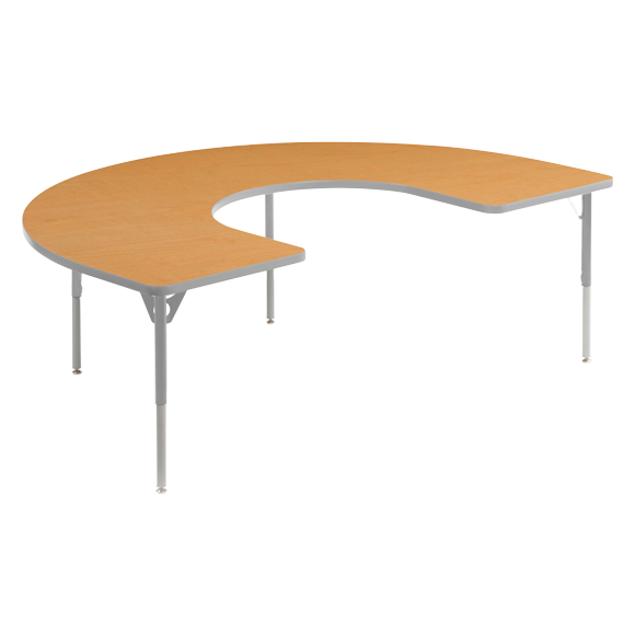 Horseshoe Study Table Height Adjustable C-Shape Horseshoe - Brant Business Interiors