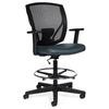 Ibex Mesh Back Drafting Stool Task Chair with Arms - Brant Business Interiors