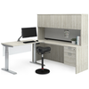 L-Shape Height Adjustable Desk Set - Brant Business Interiors