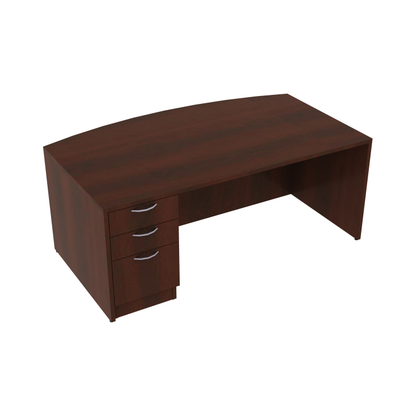 Bow Front Desk 72"X42" - Brant Business Interiors