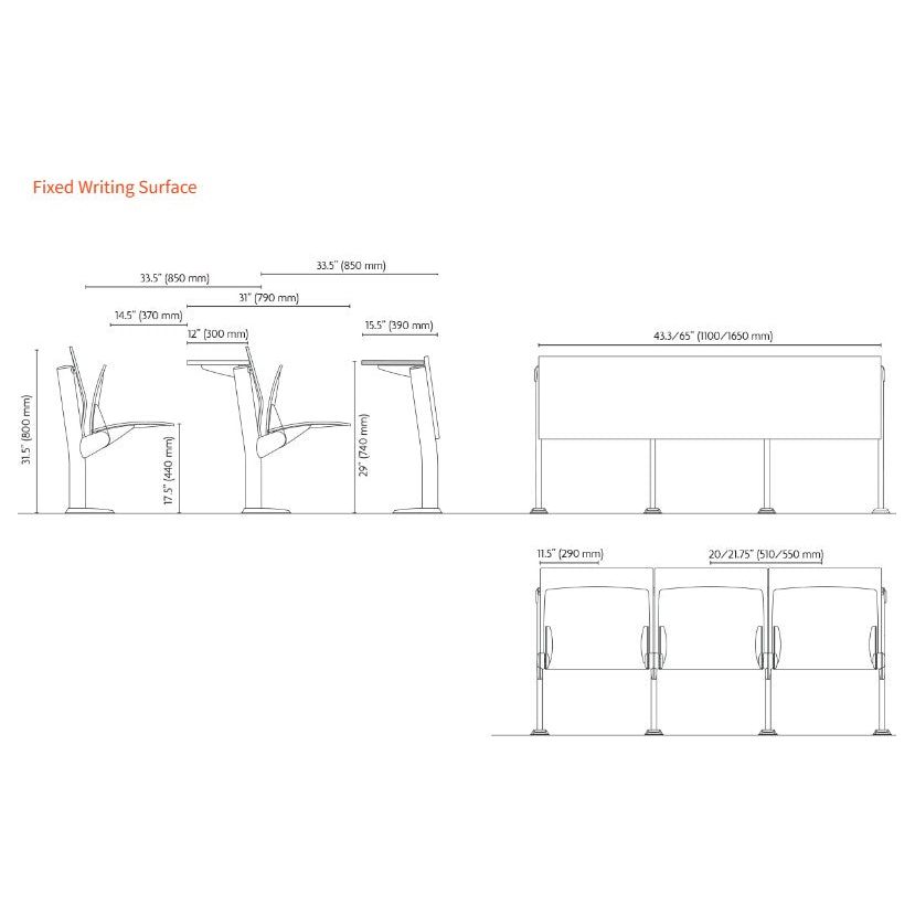 Auditorium / Lecture Hall Seating Omni - Brant Business Interiors